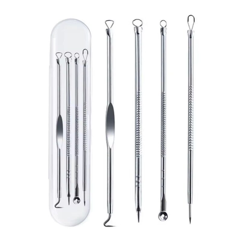 4 in 1 Stainless Steel Acne Blackhead Removal Needle