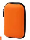 (Orange Color) Charger Storage Bag