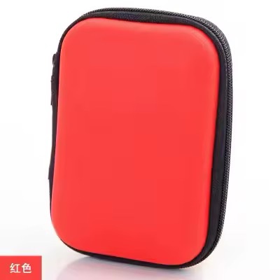 (Red Color) Charger Storage Bag)