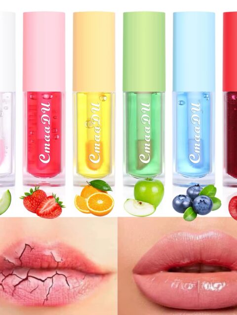 Fruit Flavor Glitter Natural Nourishing Lip oil