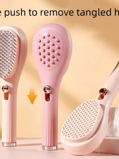 Retractable Hair Comb Scalp Massage Brush