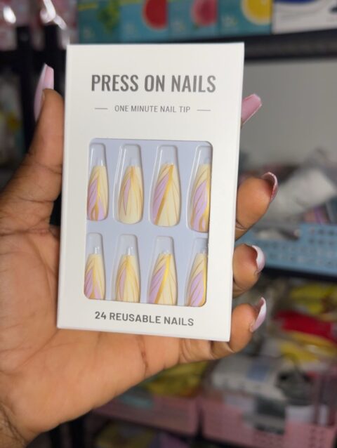 No.74C press  on nails